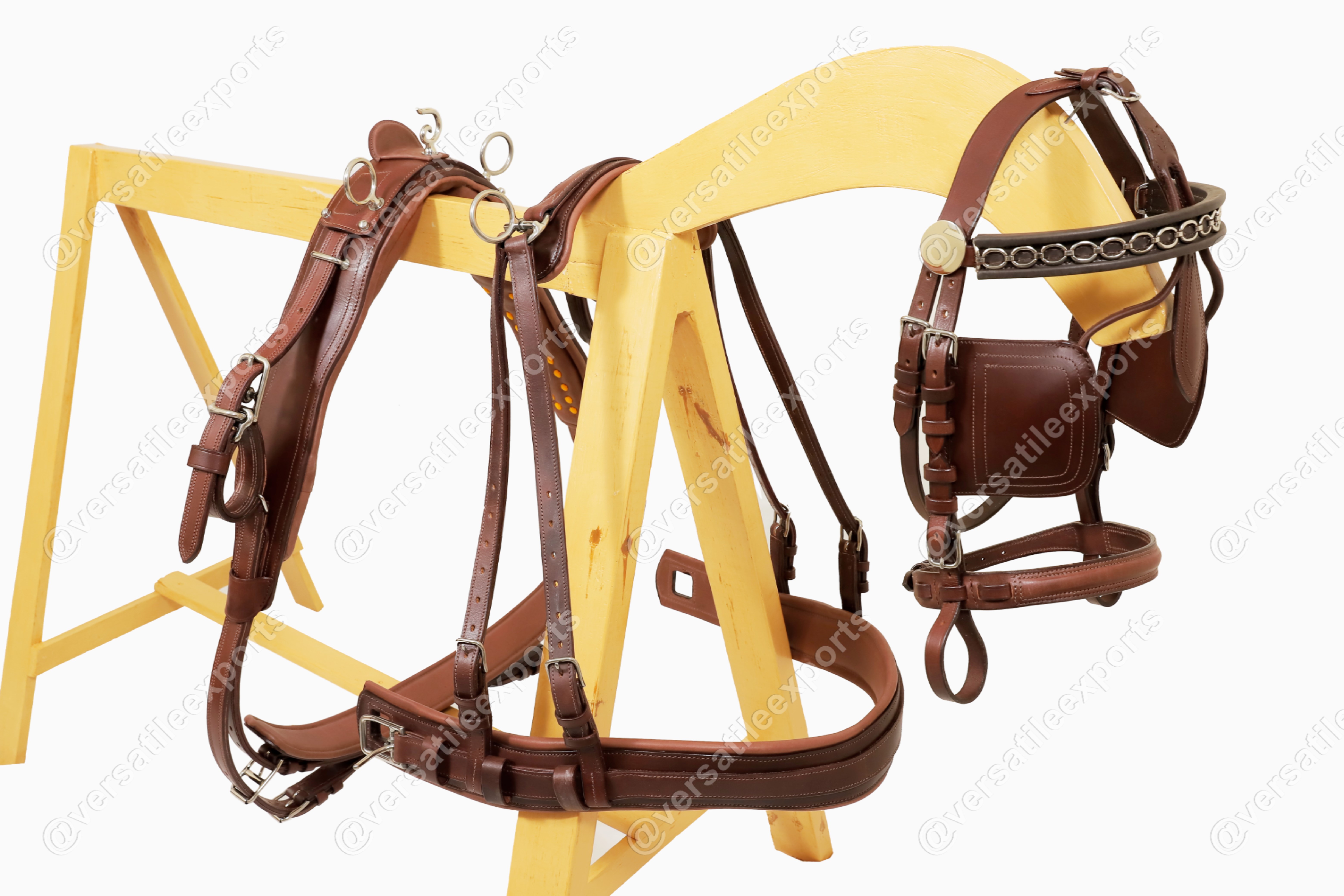 Driving Harness with straight Breastplate